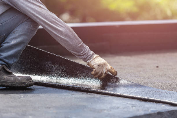 Professional Waterproofing technician working in Hillsdale, NJ